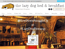 Tablet Screenshot of lazydogboracay.com